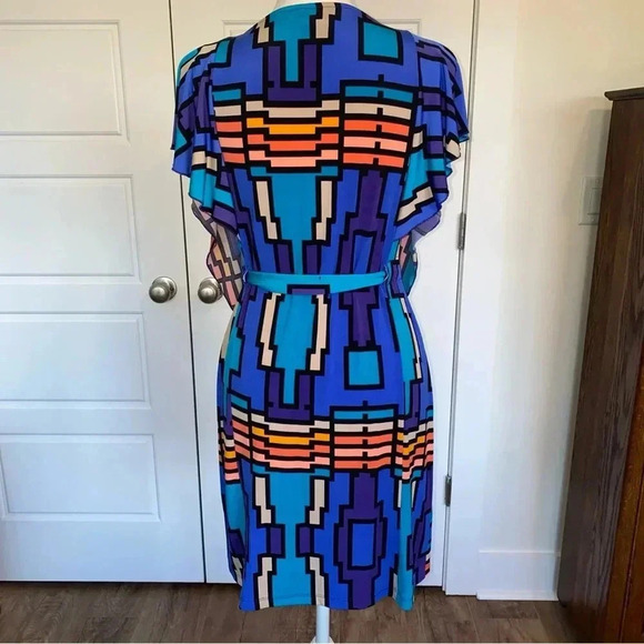 Attention XS Mod Dress With Butterfly Sleeves Knee Length ❤️ - Picture 11 of 14